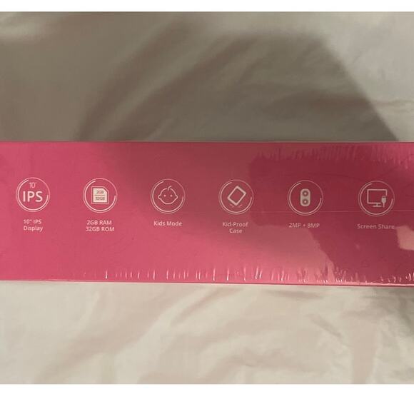 DRAGON Touch Kidzpad Y88X 10 - Kids Tablet 10" IPS Display - Pink - NEW/Sealed - Picture 7 of 8